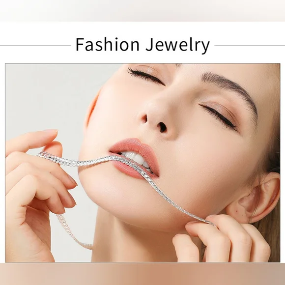 Sterling silver necklace - Picture 7 of 8